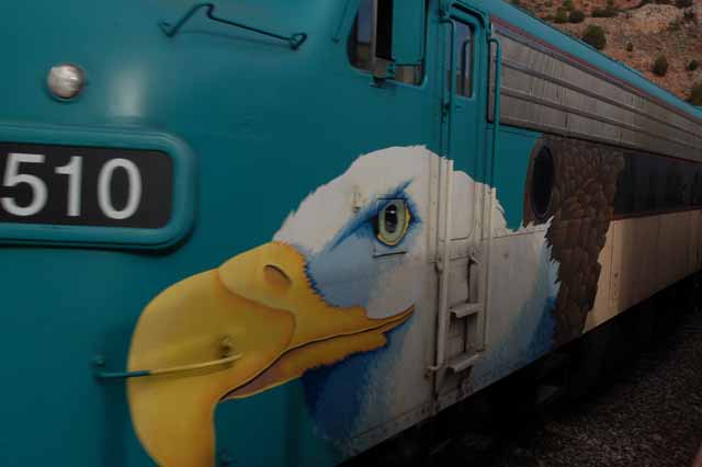 The Verde Canyon locomotive